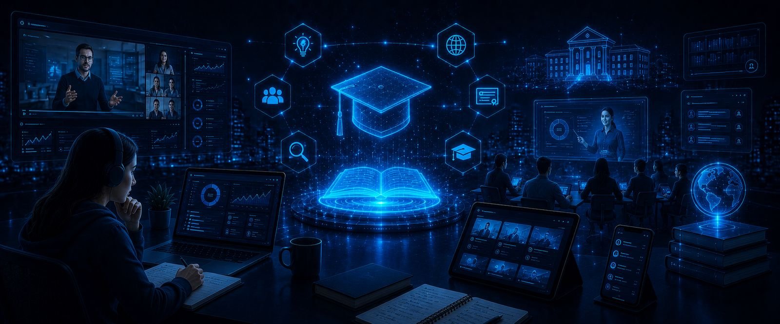 Education technology solutions - e-learning platforms and digital education software