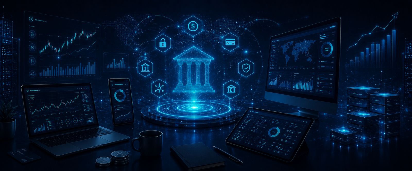 Financial services technology solutions - fintech development and banking software