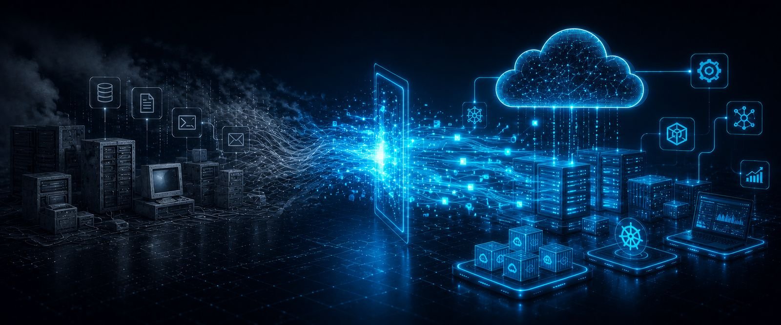 Legacy system modernization services - migrating outdated infrastructure to modern cloud