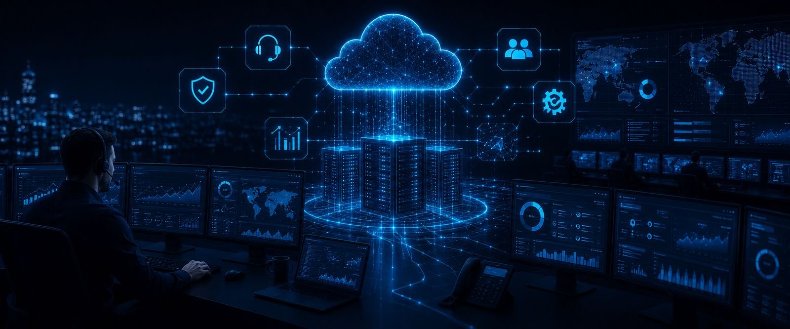 Managed IT services - 24/7 infrastructure monitoring and enterprise support