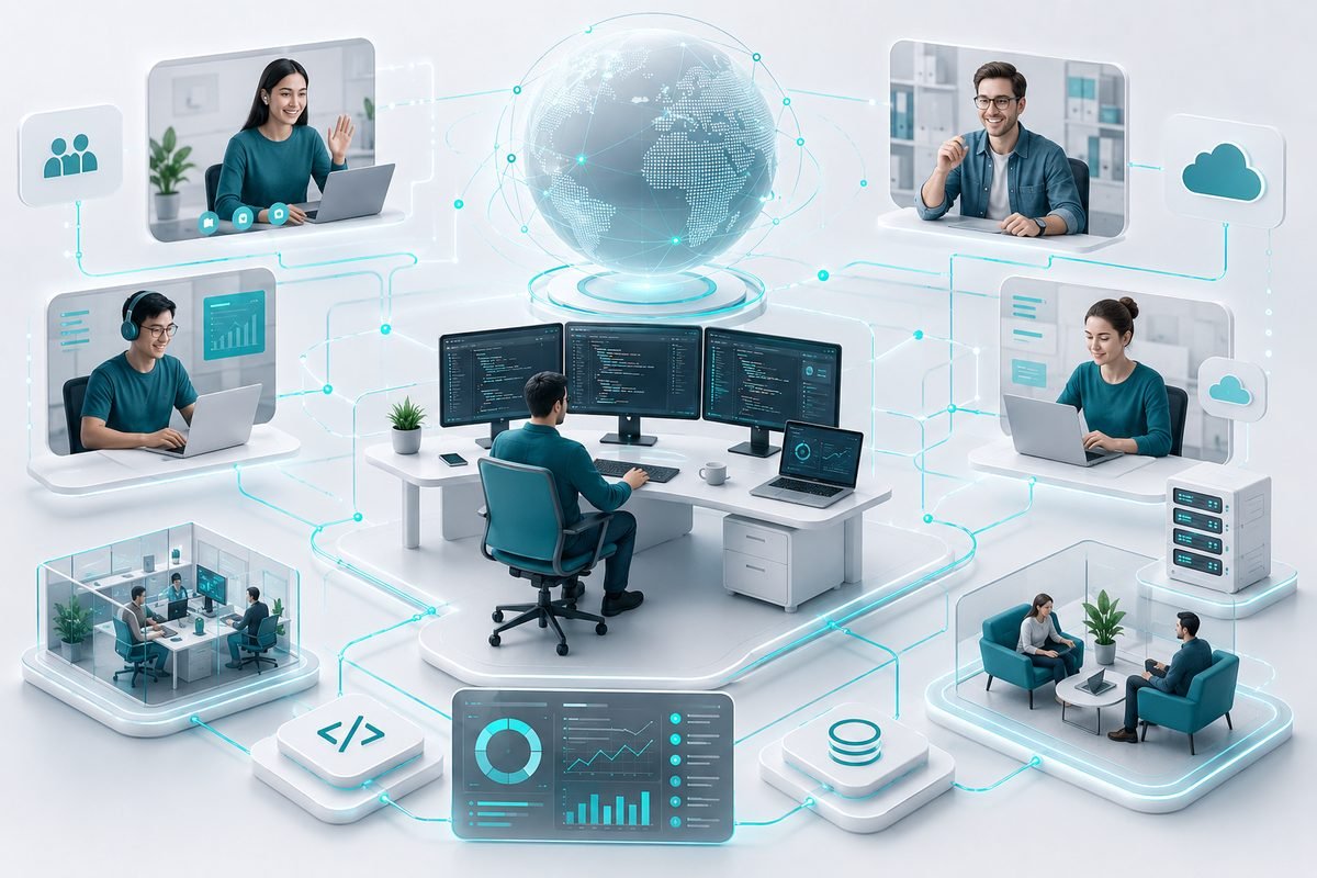 IT team augmentation services - skilled software engineers integrated seamlessly into your team