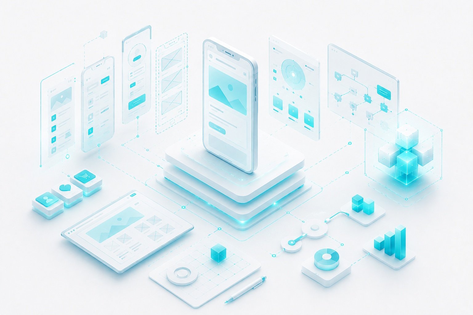 Web and mobile application development services for cross-platform enterprise products